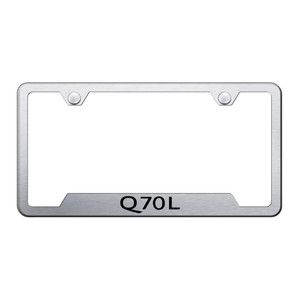 Au-TOMOTIVE GOLD | License Plate Covers and Frames | Infiniti Q70L | AUGD9050