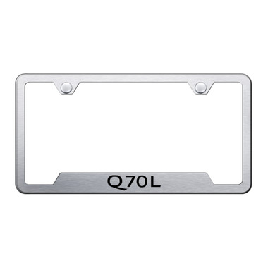 Au-TOMOTIVE GOLD | License Plate Covers and Frames | Infiniti Q70L | AUGD9050