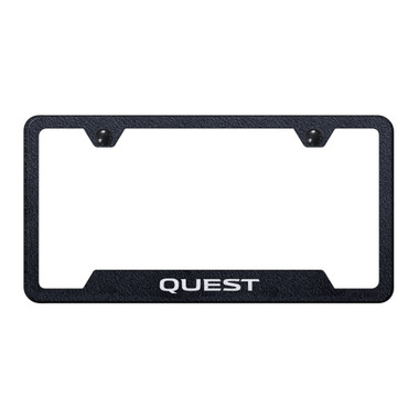 Au-TOMOTIVE GOLD | License Plate Covers and Frames | Nissan Quest | AUGD9051