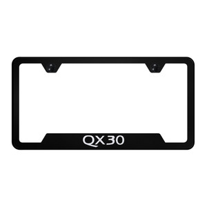 Au-TOMOTIVE GOLD | License Plate Covers and Frames | Infiniti QX30 | AUGD9052
