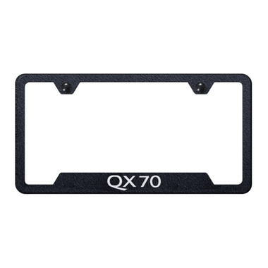 Au-TOMOTIVE GOLD | License Plate Covers and Frames | Infiniti QX70 | AUGD9064