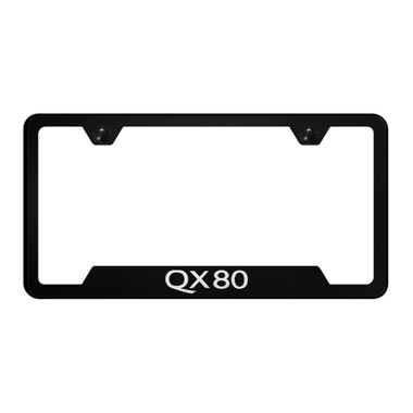 Au-TOMOTIVE GOLD | License Plate Covers and Frames | Infiniti QX80 | AUGD9066