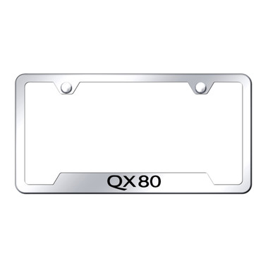 Au-TOMOTIVE GOLD | License Plate Covers and Frames | Infiniti QX80 | AUGD9067