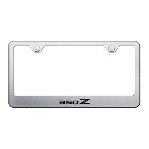 Au-TOMOTIVE GOLD | License Plate Covers and Frames | Nissan 350Z | AUGD9608