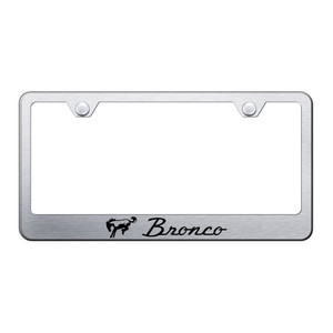 Au-TOMOTIVE GOLD | License Plate Covers and Frames | Ford Bronco | AUGD9623