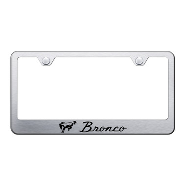 Au-TOMOTIVE GOLD | License Plate Covers and Frames | Ford Bronco | AUGD9623