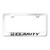 Au-TOMOTIVE GOLD | License Plate Covers and Frames | Honda Clarity | AUGD9633