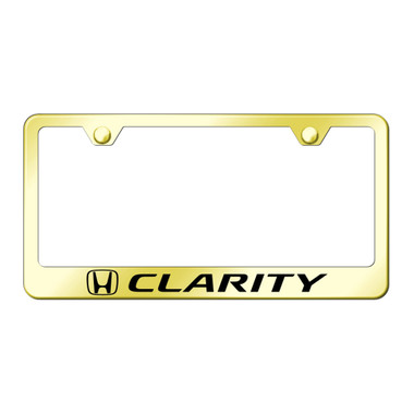 Au-TOMOTIVE GOLD | License Plate Covers and Frames | Honda Clarity | AUGD9634