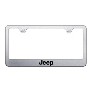 Au-TOMOTIVE GOLD | License Plate Covers and Frames | Jeep | AUGD9659