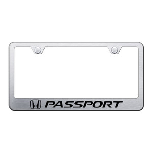 Au-TOMOTIVE GOLD | License Plate Covers and Frames | Honda Passport | AUGD9683