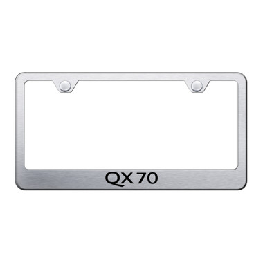 Au-TOMOTIVE GOLD | License Plate Covers and Frames | Infiniti QX70 | AUGD9711