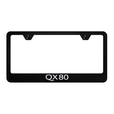 Au-TOMOTIVE GOLD | License Plate Covers and Frames | Infiniti QX80 | AUGD9712