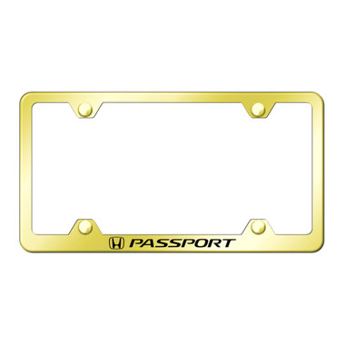Au-TOMOTIVE GOLD | License Plate Covers and Frames | Honda Passport | AUGD9780