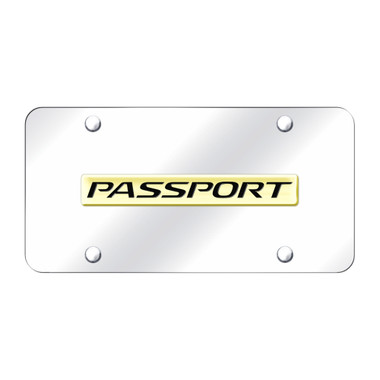 Au-TOMOTIVE GOLD | License Plate Covers and Frames | Honda Passport | AUGD9809