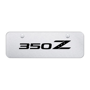 Au-TOMOTIVE GOLD | License Plate Covers and Frames | Nissan 350Z | AUGD9814