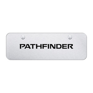 Au-TOMOTIVE GOLD | License Plate Covers and Frames | Nissan Pathfinder | AUGD9872