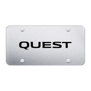 Au-TOMOTIVE GOLD | License Plate Covers and Frames | Nissan Quest | AUGD9890