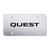 Au-TOMOTIVE GOLD | License Plate Covers and Frames | Nissan Quest | AUGD9890