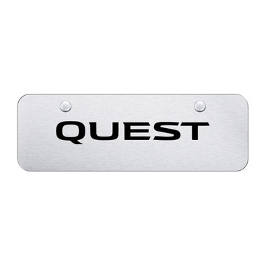 Au-TOMOTIVE GOLD | License Plate Covers and Frames | Nissan Quest | AUGD9891