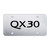 Au-TOMOTIVE GOLD | License Plate Covers and Frames | Infiniti QX30 | AUGD9895