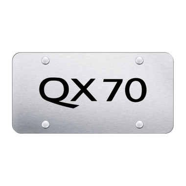 Au-TOMOTIVE GOLD | License Plate Covers and Frames | Infiniti QX70 | AUGD9909