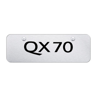 Au-TOMOTIVE GOLD | License Plate Covers and Frames | Infiniti QX70 | AUGD9910