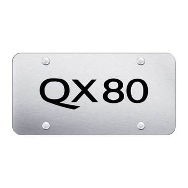 Au-TOMOTIVE GOLD | License Plate Covers and Frames | Infiniti QX80 | AUGD9913