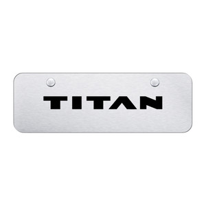 Au-TOMOTIVE GOLD | License Plate Covers and Frames | Nissan Titan | AUGD9915