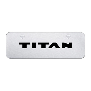 Au-TOMOTIVE GOLD | License Plate Covers and Frames | Nissan Titan | AUGD9915