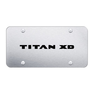 Au-TOMOTIVE GOLD | License Plate Covers and Frames | Nissan Titan | AUGD9917