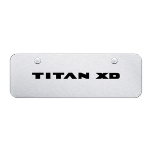 Au-TOMOTIVE GOLD | License Plate Covers and Frames | Nissan Titan | AUGD9918