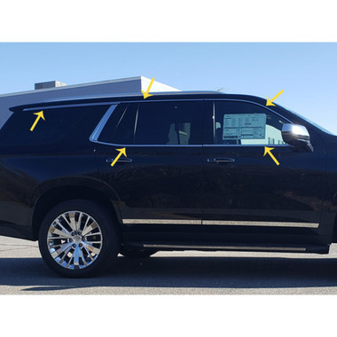 Luxury FX | Window Trim | 21-22 Chevrolet Tahoe | LUXFX4164