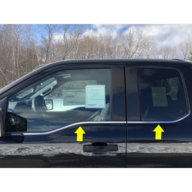 Luxury FX | Window Trim | 21-22 Ford F-150 | LUXFX4167