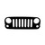 Upgrade Your Auto | Replacement Grilles | 07-17 Jeep Wrangler | CRSHX02353