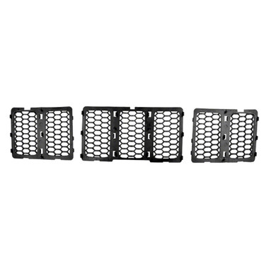 Upgrade Your Auto | Grille Overlays and Inserts | 14-16 Jeep Grand Cherokee | CRSHX02438