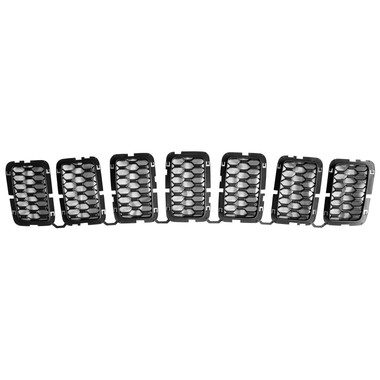 Upgrade Your Auto | Replacement Grilles | 17-21 Jeep Grand Cherokee | CRSHX02476
