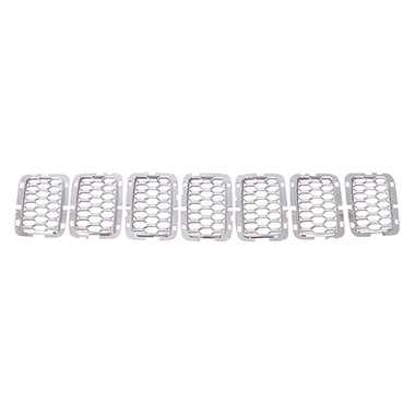 Upgrade Your Auto | Grille Overlays and Inserts | 17-21 Jeep Grand Cherokee | CRSHX02480