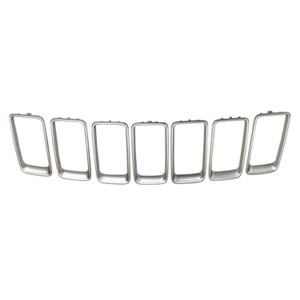 Upgrade Your Auto | Grille Overlays and Inserts | 14-16 Jeep Grand Cherokee | CRSHX02517