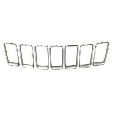 Upgrade Your Auto | Grille Overlays and Inserts | 14-16 Jeep Grand Cherokee | CRSHX02517