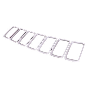 Upgrade Your Auto | Grille Overlays and Inserts | 14-16 Jeep Grand Cherokee | CRSHX02518