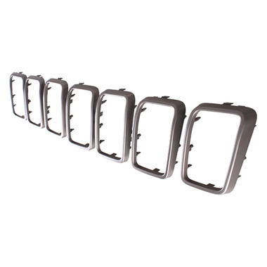 Upgrade Your Auto | Grille Overlays and Inserts | 17-21 Jeep Grand Cherokee | CRSHX02529