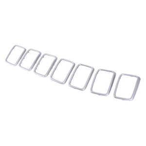 Upgrade Your Auto | Grille Overlays and Inserts | 17-21 Jeep Grand Cherokee | CRSHX02533