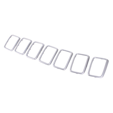 Upgrade Your Auto | Grille Overlays and Inserts | 17-21 Jeep Grand Cherokee | CRSHX02533