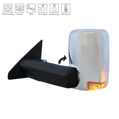 Upgrade Your Auto | Replacement Mirrors | 19 Dodge RAM 1500 | CRSHX03377