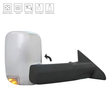 Upgrade Your Auto | Replacement Mirrors | 13-18 Dodge RAM HD | CRSHX03555