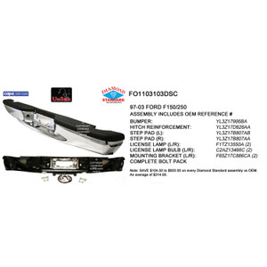 Upgrade Your Auto | Replacement Bumpers and Roll Pans | 97-04 Ford F-150 | CRSHX04770
