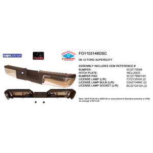 Upgrade Your Auto | Replacement Bumpers and Roll Pans | 08-12 Ford Super Duty | CRSHX04789