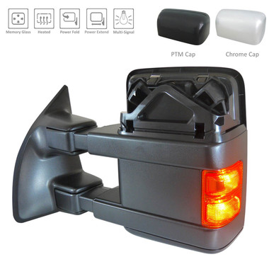 Upgrade Your Auto | Replacement Mirrors | 10-16 Ford Super Duty | CRSHX06401