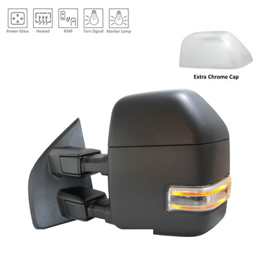 Upgrade Your Auto | Replacement Mirrors | 17-19 Ford Super Duty | CRSHX06448