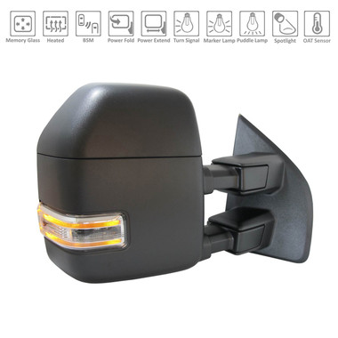 Upgrade Your Auto | Replacement Mirrors | 18-20 Ford F-150 | CRSHX06822